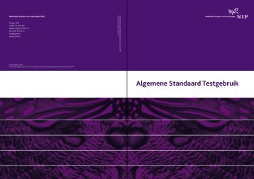 Algemene Standaard Testgebruik - NIP