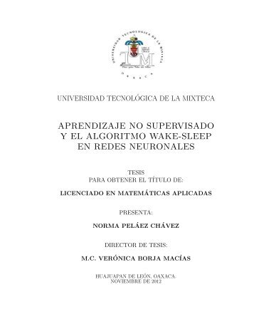 aprendizaje no supervisado y el algoritmo wake-sleep en redes ...