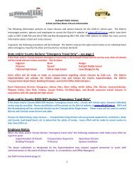 School Closure Information - Kalispell School District 5