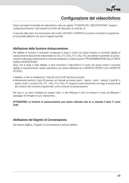 Manuale istruzioni