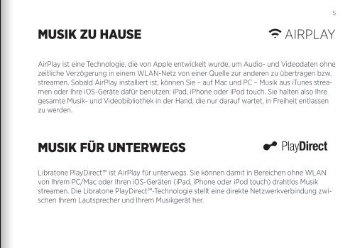 iPhone, iPad oder iPod touch (WLAN) - Libratone