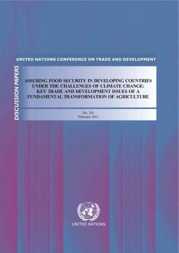 Assuring Food Security in Developing Countries under the - Unctad