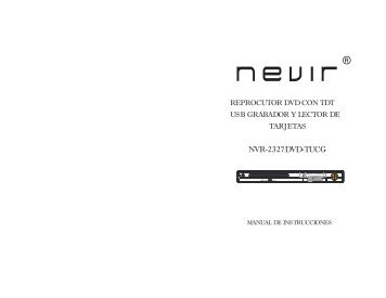 NVR-2327 DVD-TUCG - Nevir