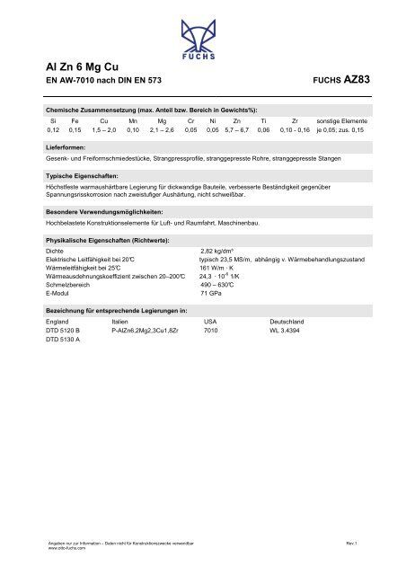 AZ83 - Otto Fuchs KG