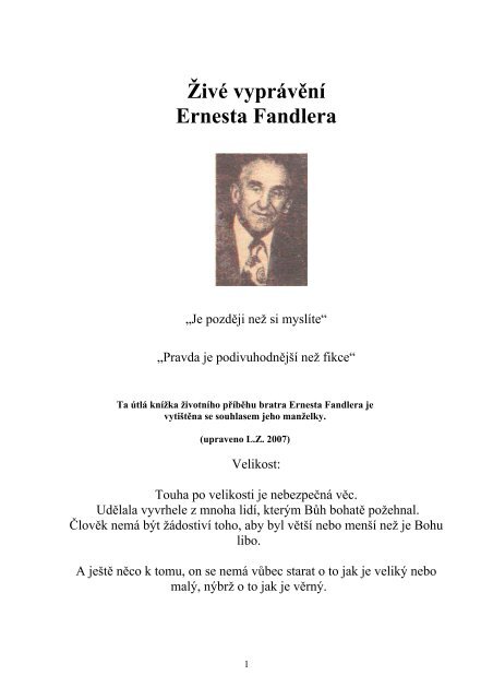 Ernest Fandler-TÃ©mÄÅ doma