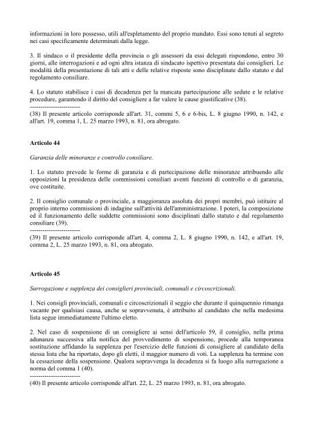 Elezioni Amministrative 12-13 GIUGNO 2004 - Vademecum