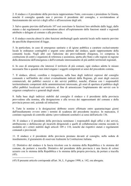 Elezioni Amministrative 12-13 GIUGNO 2004 - Vademecum