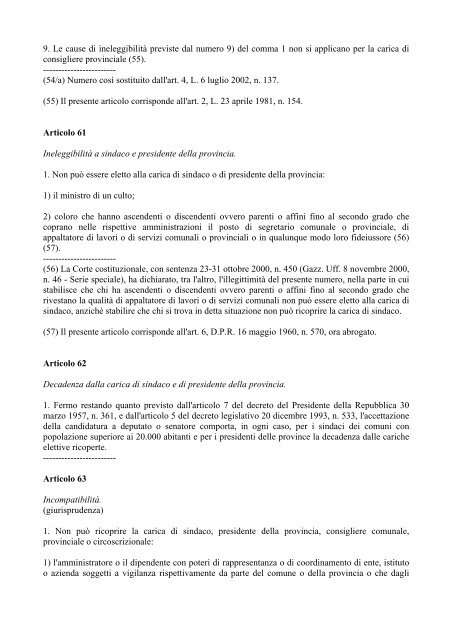 Elezioni Amministrative 12-13 GIUGNO 2004 - Vademecum