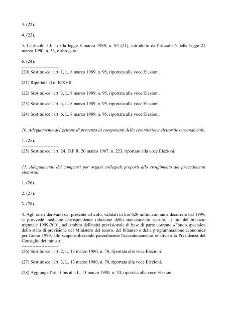 Elezioni Amministrative 12-13 GIUGNO 2004 - Vademecum