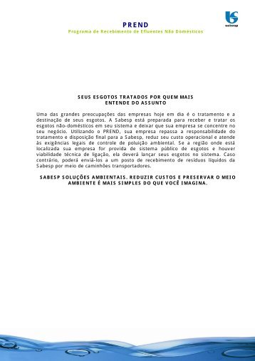prend - Sabesp
