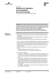 2800 Système de régulation et de répartition des frais d'énergie