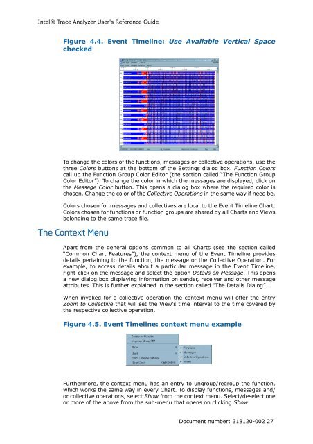 IntelÃ‚Â® Trace Analyzer User's Reference Guide