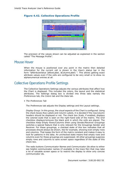 IntelÃ‚Â® Trace Analyzer User's Reference Guide