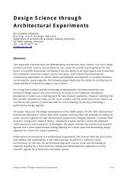 Design Science through Architectural Experiments