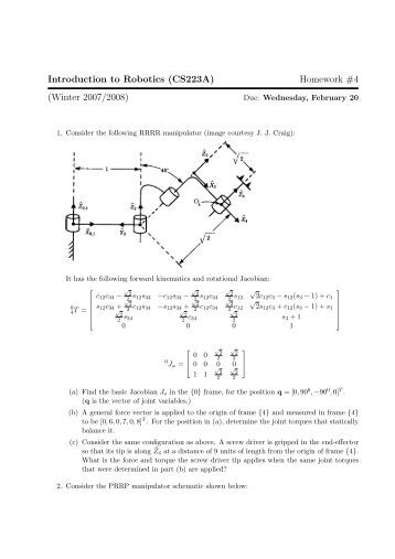 Robot kinematics pdf picture
