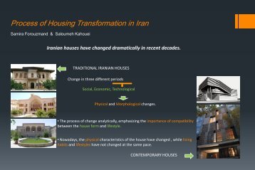 Process of Housing Transformation in Iran - Oikodomos