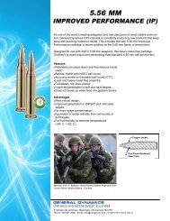 tungsten apfsds-t - General Dynamics Ordnance and Tactical Systems