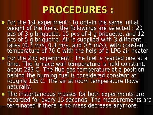 The Best Biobriquette Dimension and its Particle Size