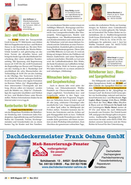 lachen Sie mit! - Das WIR-Magazin im Gerauer Land