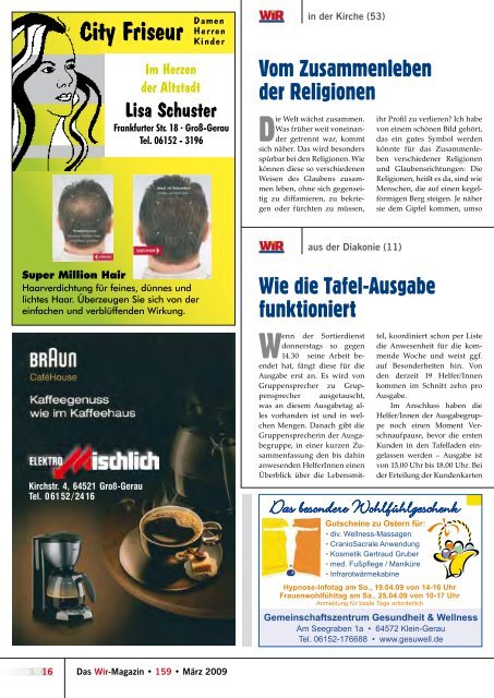 Seniorenwohn- und Pflegeheim „Am Kastell” - Das WIR-Magazin im ...