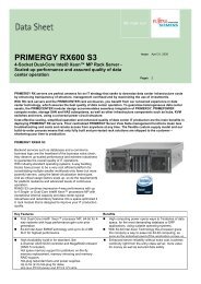 PRIMERGY RX600 S3