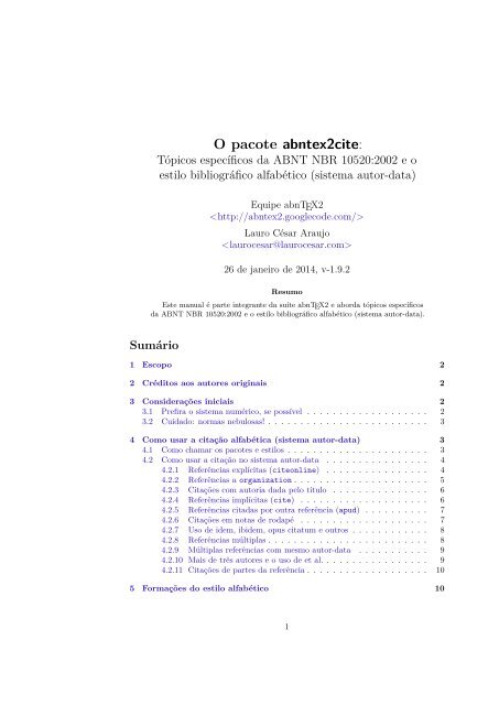 O pacote abntex2cite: TÃ³picos especÃ­ficos da ABNT NBR 10520 ...