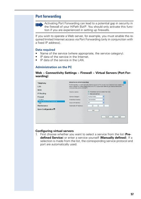 Administration - Siemens Enterprise Communications