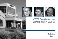 Biennial Report 06-07 - Waukesha County Technical College