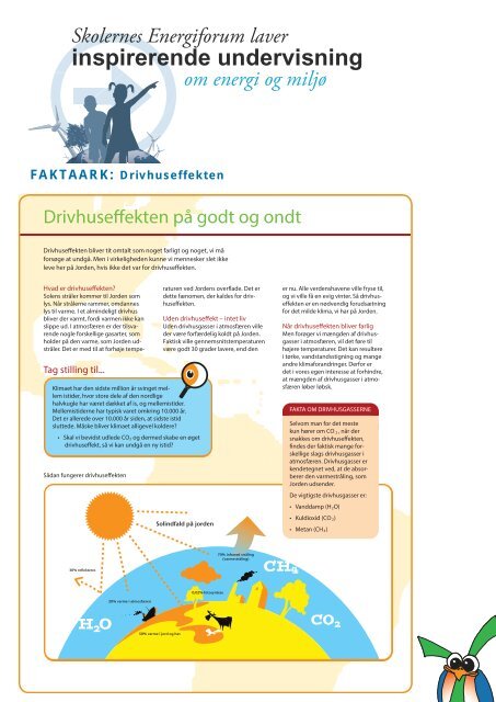 Faktaark om drivhuseffekten - Energitjenesten
