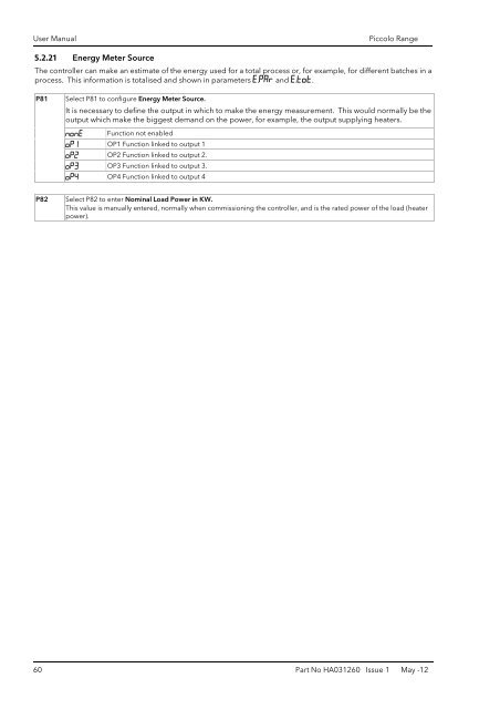 to download the Eurotherm piccoloâ¢ Manual in PDF format