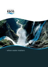 - when water matters - Kongsberg Esco AS