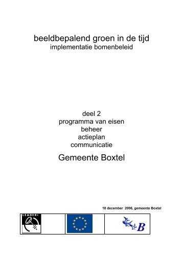Deel 2 - Gemeente Boxtel