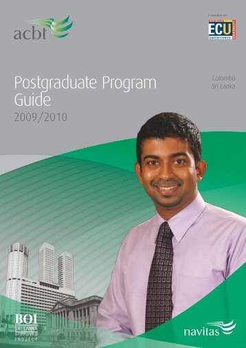 Postgraduate Program Guide - Navitas