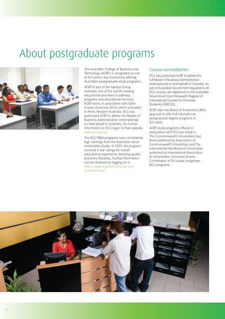 Postgraduate Program Guide - Navitas