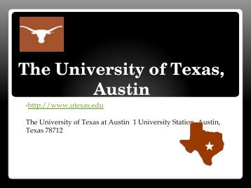 The University of Texas, Austin - Pierce College