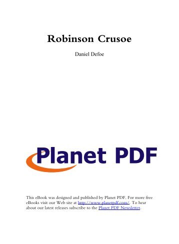 Robinson Crusoe - Planet PDF