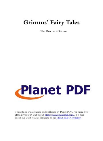 Grimms' Fairy Tales - Planet PDF