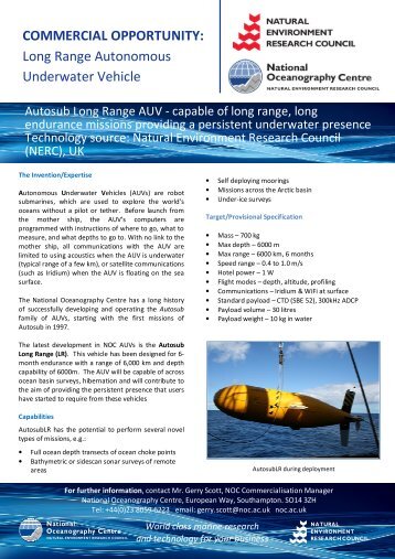 Autosub LR NOC flyer.pdf - National Oceanography Centre