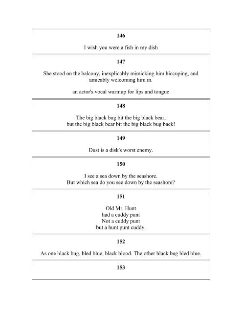 English Tongue Twisters - ESL Teachers Board