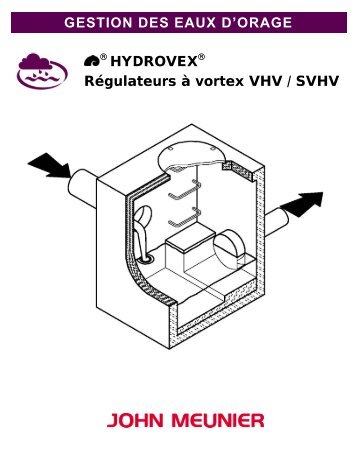 GESTION DES EAUX D'ORAGE ® HYDROVEX® Régulateurs à ...