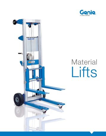 Genie Material Lifts Family Brochure - Access Service and Repair Ltd