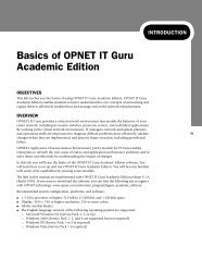 Basics of OPNET IT Guru Academic Edition - Eagle.cs.missouri.edu