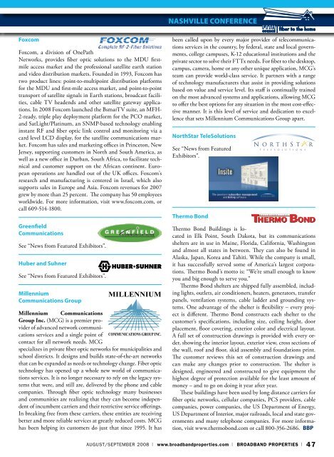 FTTH NASHVILLE COVERAGE AT A GLANCE - Broadband Properties