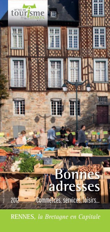 Bonnes adresses - Office de Tourisme de Rennes MÃ©tropole