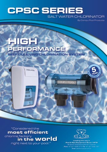 Compu Pool Products - Aqua Spa Pak