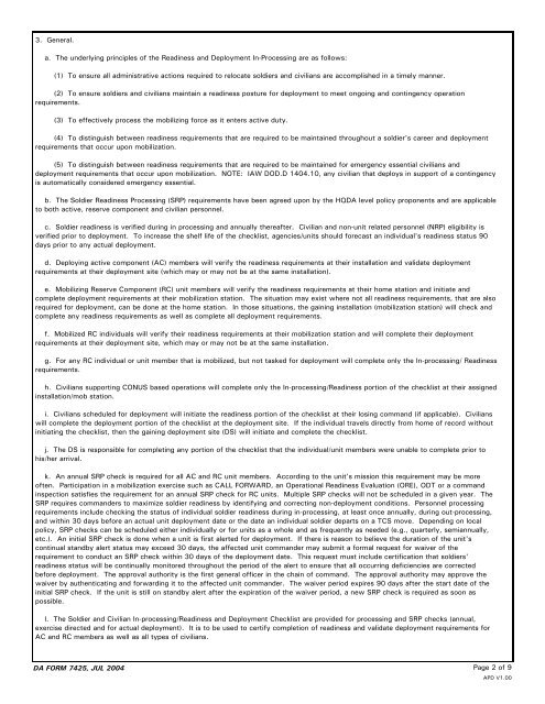 INSTRUCTIONS FOR COMPLETI