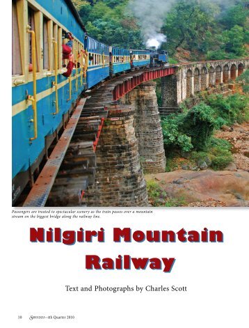 Nilgiri Mountain Railway Nilgiri Mountain Railway - American ...