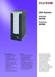 USV System S5100 S5300 - Statron