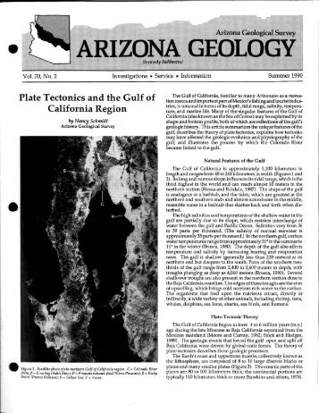 Plate Tectonics and the Gulf of California Region - The Arizona ...