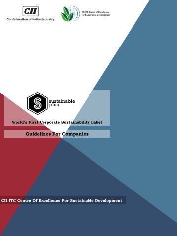 Sustainable Plus Brochure - CII - ITC Centre of Excellence for ...